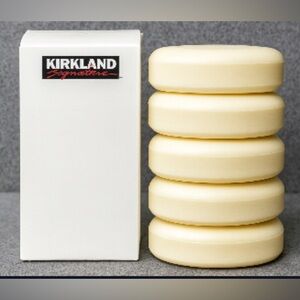 Kirkland Bar Soap 5 Bars-4.5oz each Individually Wrapped New Soap Disc Shipping